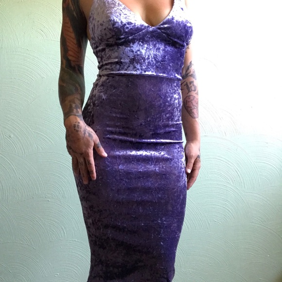 Crushed Velvet Dress - Picture 5 of 5